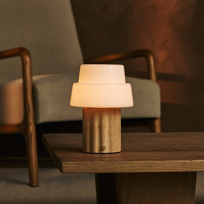 Laurent Hellbraune wiederaufladbare Tischlampe