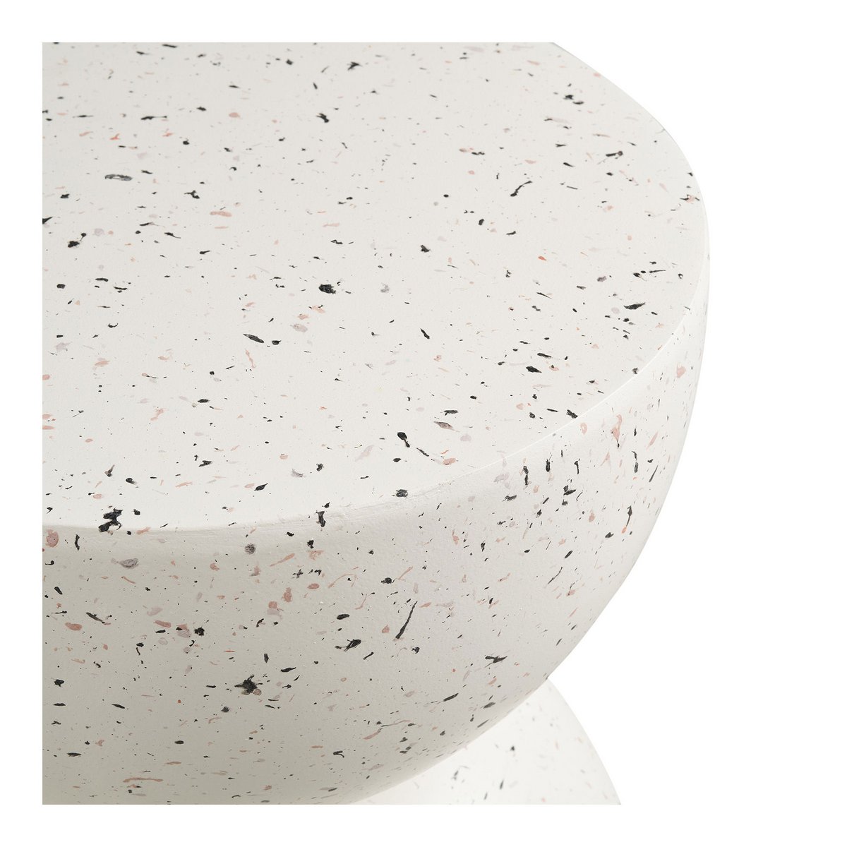Beistelltisch, Terrazzo-Optik, ø40x45 cm