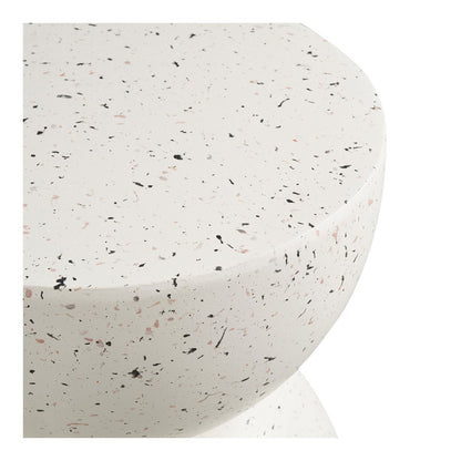 Beistelltisch, Terrazzo-Optik, ø40x45 cm