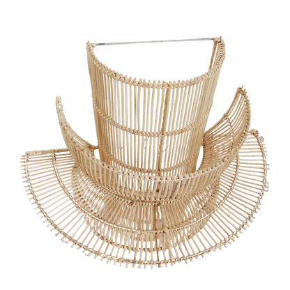 Saturn Wandlamp Rattan