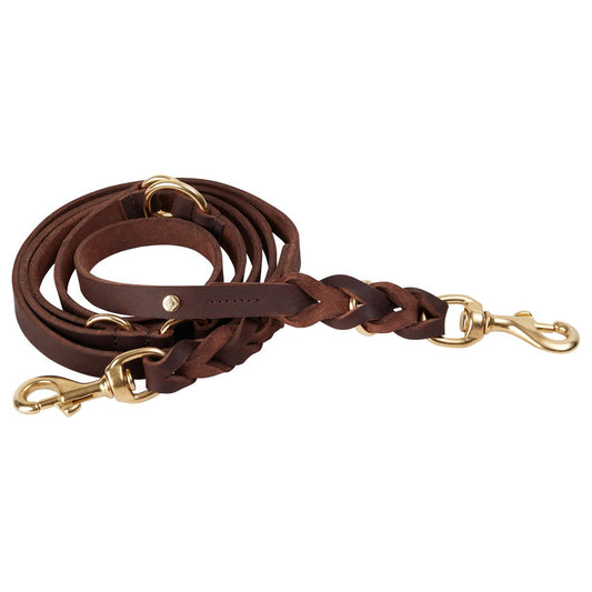 OYOY Zoo Robin Hundeleine aus Leder – M/L, Länge: 2m