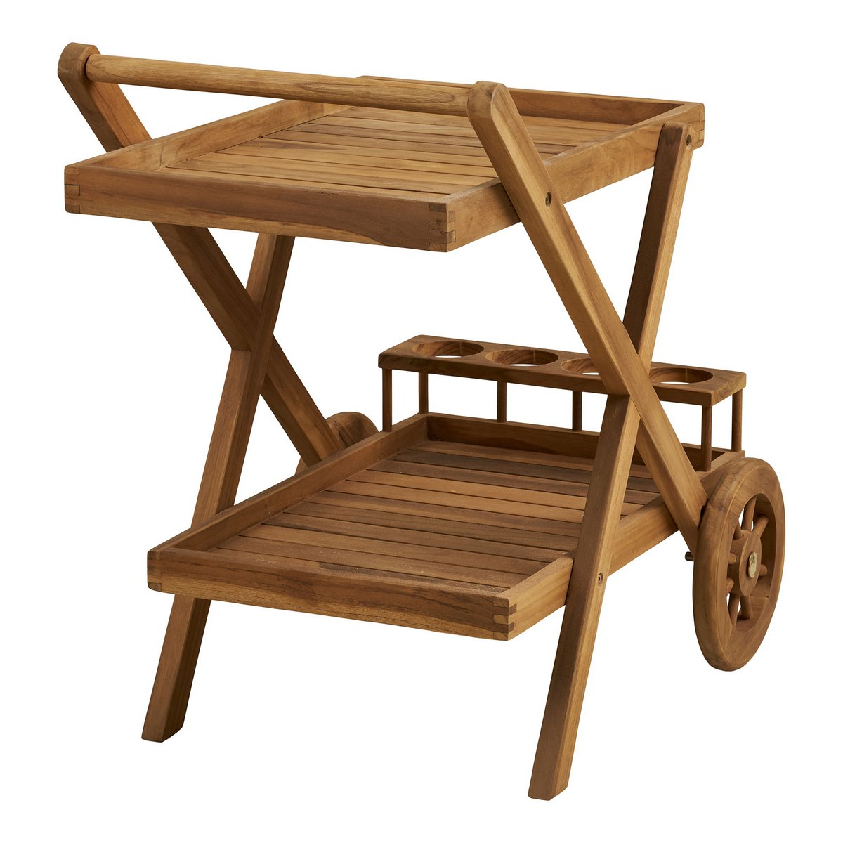 Pasaku Barwagen, Teakholz natur