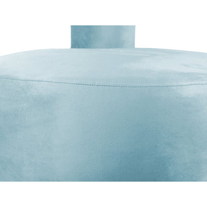 Samtstuhl blau Abrazo