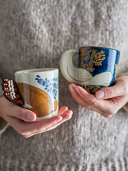 Bloomingville Hezha Tasse, Natur, Steingut