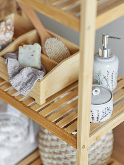 Bloomingville Bea Seifenspender-Set, Natur, Steingut