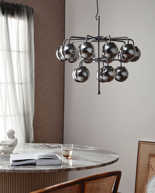Nordal PALMA Kronleuchter - metallic finish