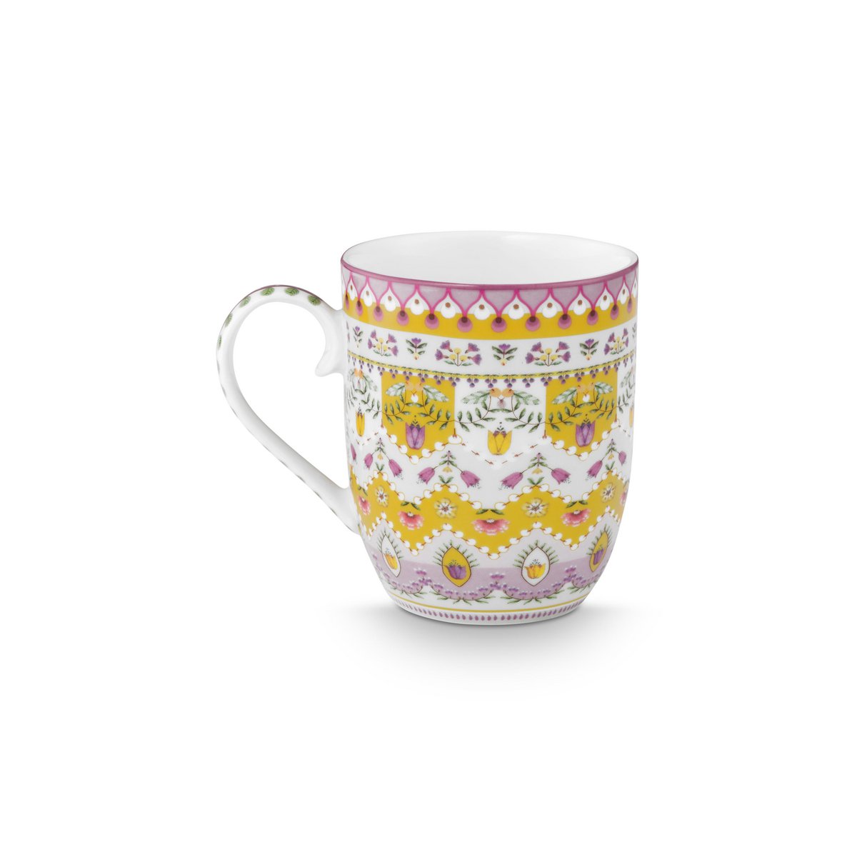 Pip Studio Becher 2x Small Lily&Lotus Yellow