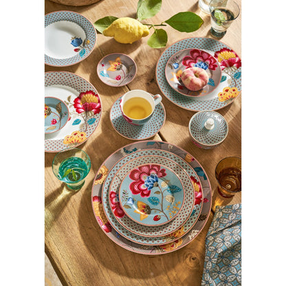 Espresso Cup and Saucer Blooming Tales Blue