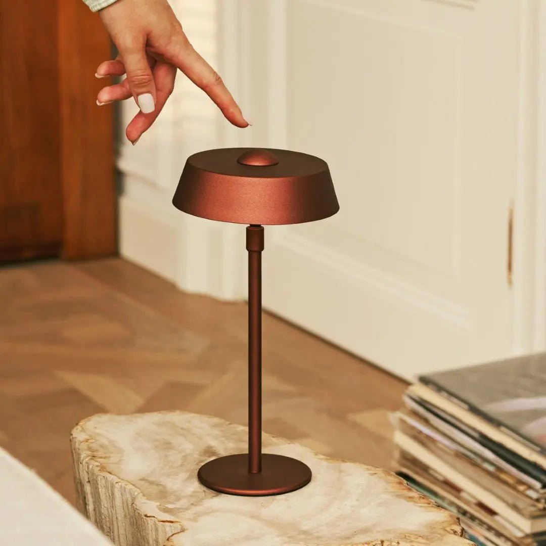 Luca Bronze USB wiederaufladbare Lampe | Minimalistisch, verspielt und dimmbar