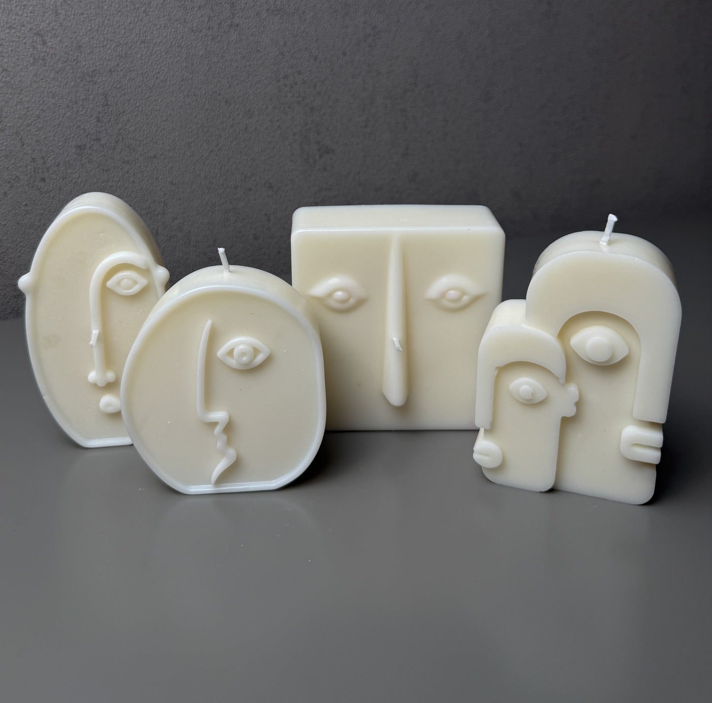 Face Shape Candles