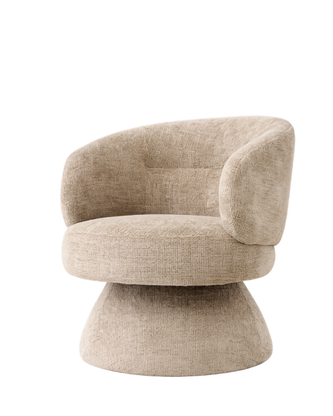 Eichholtz Loungesessel Swivel Liberty Lyssa sand