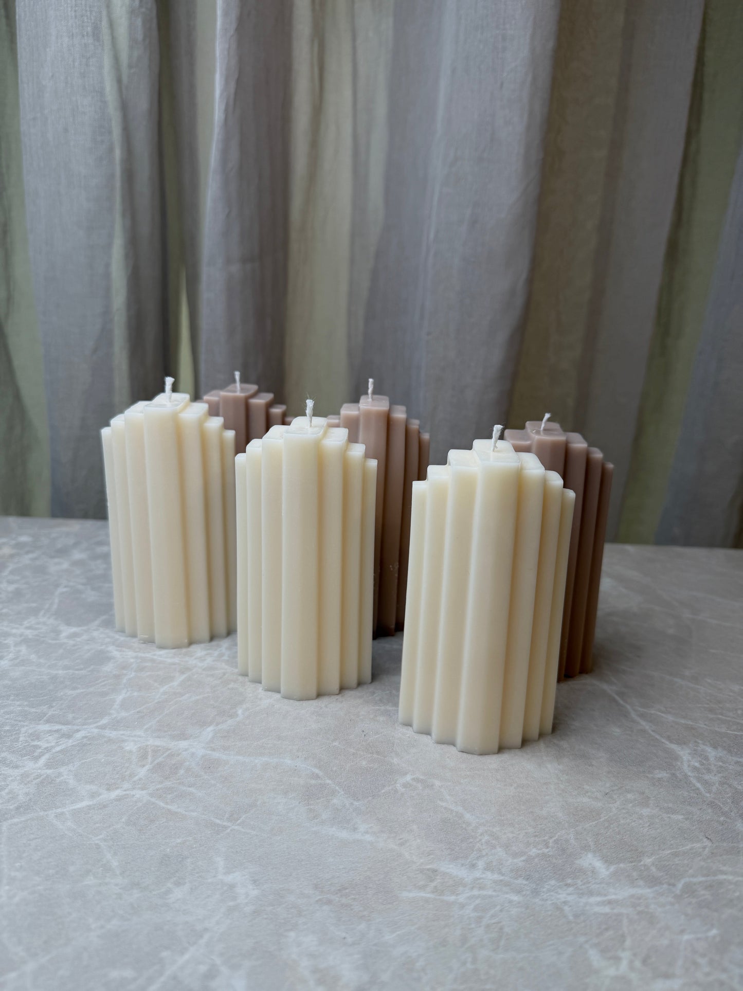 Step Form Candles | Set