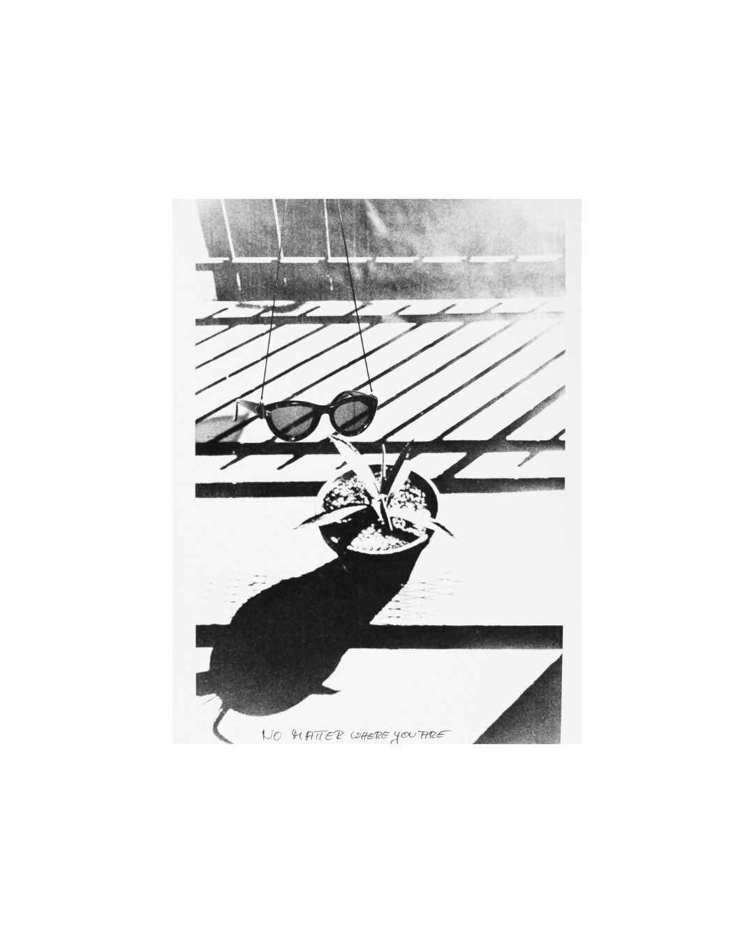 Irene von Mering (*1947) Originalfotografie "No matter where you are"