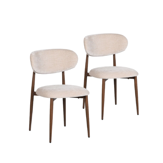 Japandi Stuhl Tan (2er Set)