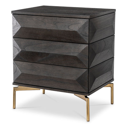 Eichholtz Nachtschrank Denver mocha oak veneer