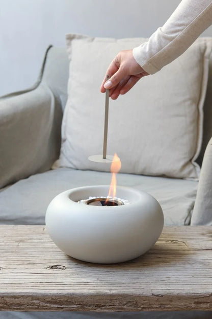 Leeff Feuerschale aus Keramik