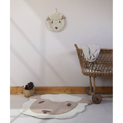 LOLHO WOOL kleiner Schaf-Kinderteppich