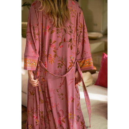 Noa Kimono Bodhi Flower Dark Pink XS