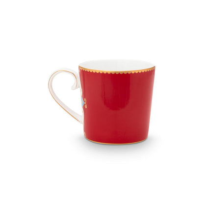 Pip Studio Becher 2x Small Love Birds Medallion Red