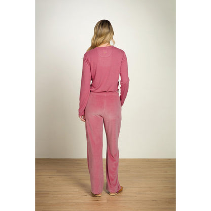 Britta Long Trousers Velvet Pink XS