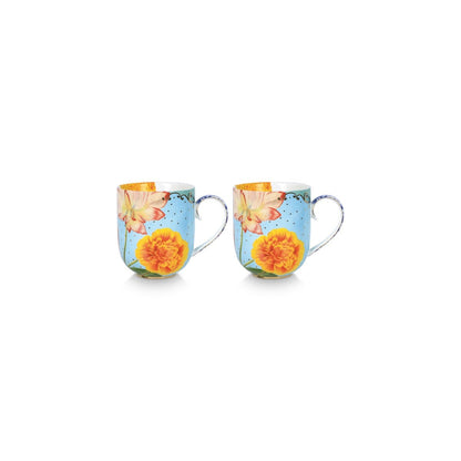 PIP Studio 2er Set Mugs Large Royal Flowers