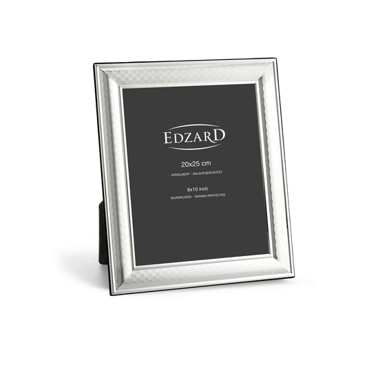 EDZARD Bilderrahmen Urbino (20x25 cm), edel versilbert, anlaufgeschützt, 2 Aufhänger