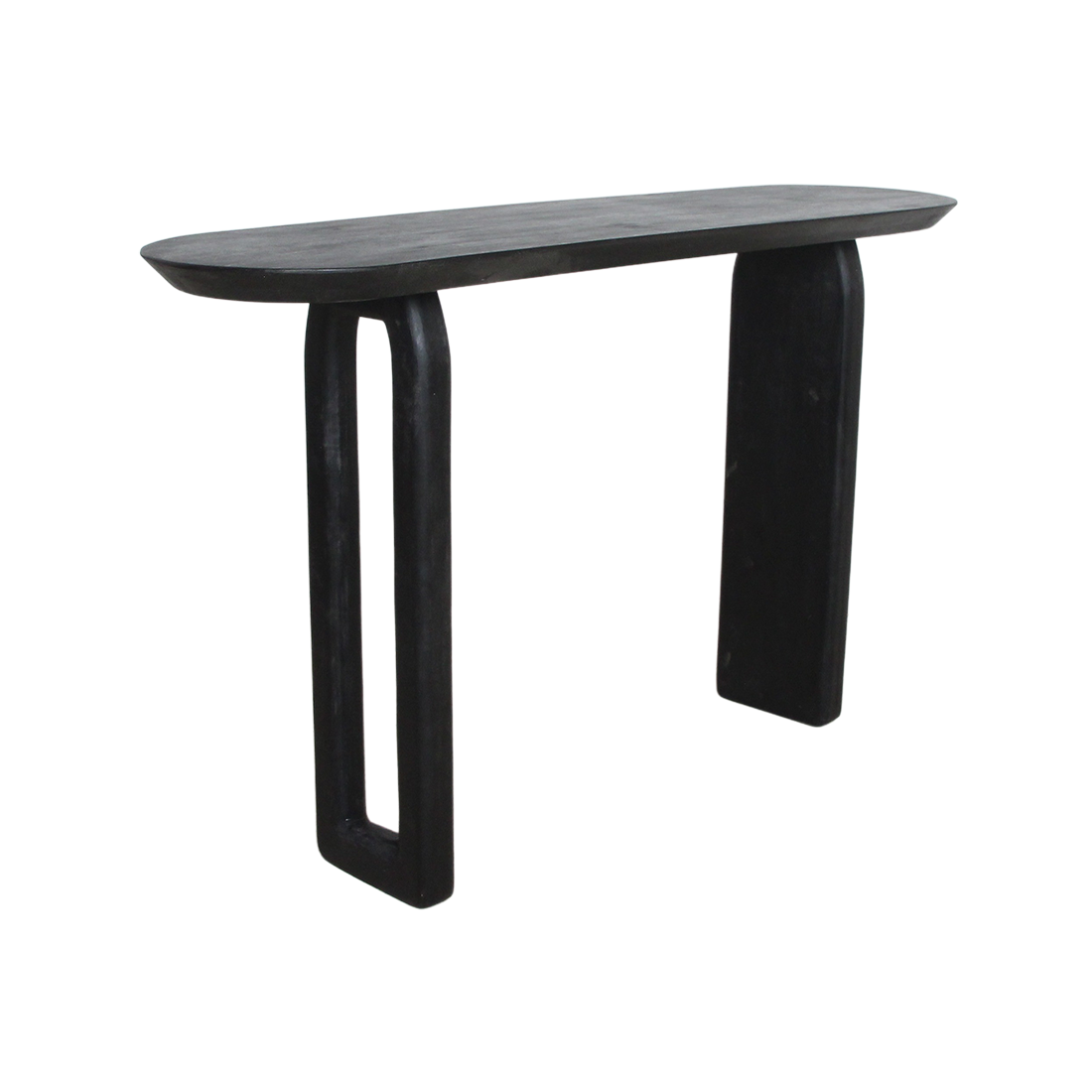 Bullnose Consolet Tisch schwarz