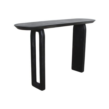 Bullnose Consolet Tisch schwarz