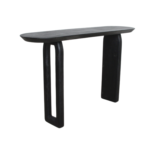 Bullnose Consolet Tisch schwarz