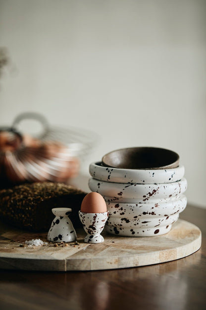 Nordal A/S RIA egg cup w. splash - ivory