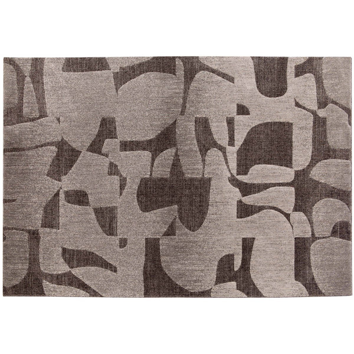 Tapis Kyara Carbone 160 x 230 x 1 cm
