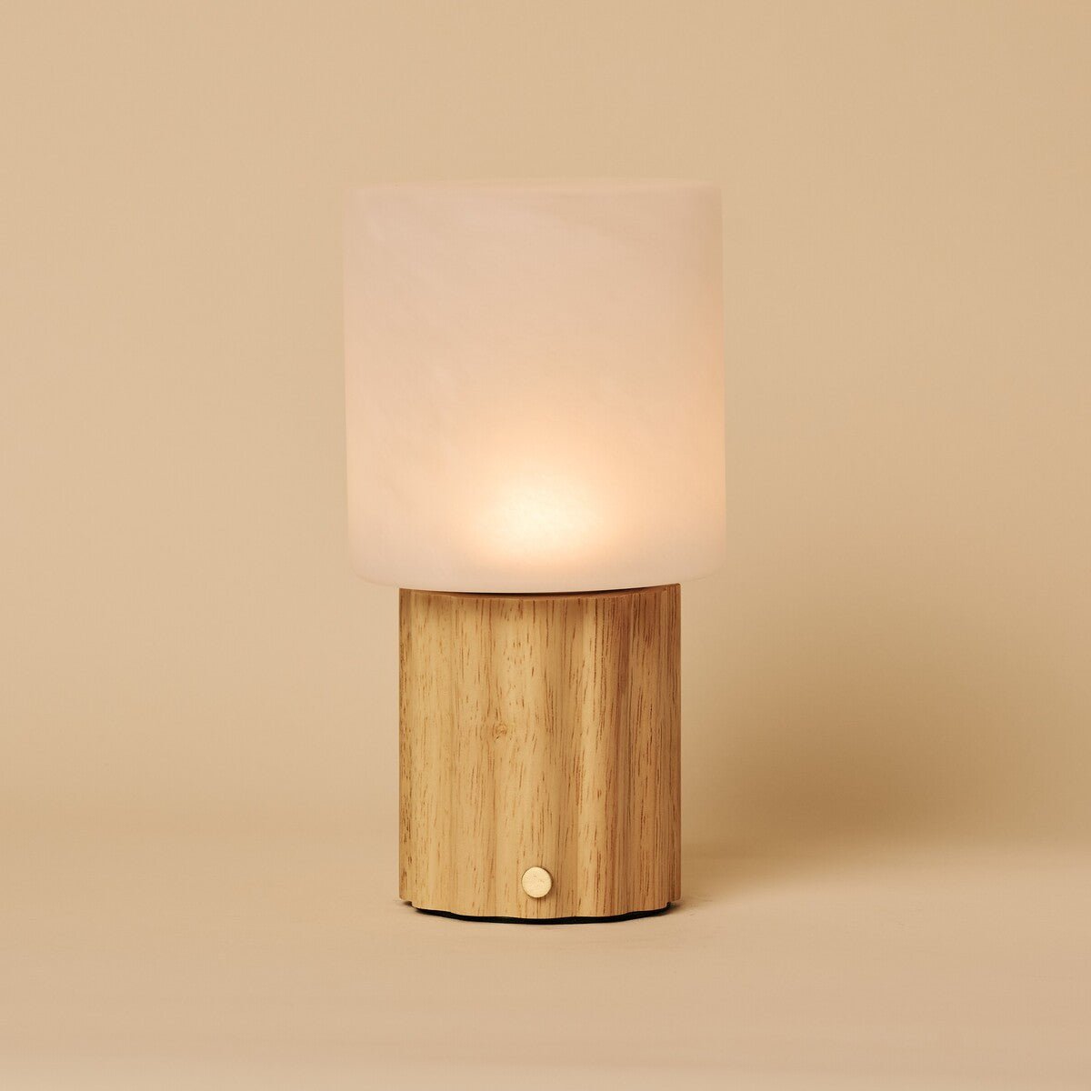 Frank Hellbraune wiederaufladbare Tischlampe