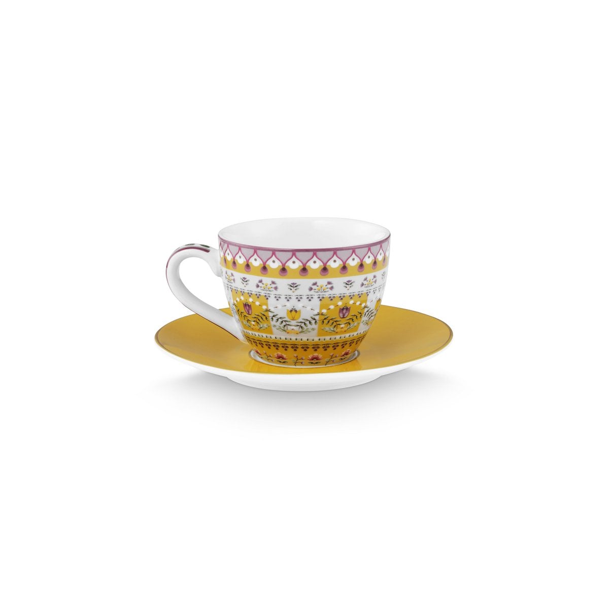 Pip Studio Espressotasse und Untertasse Lily&Lotus Moon Delight Yellow