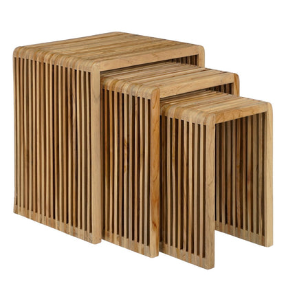 Beistelltischset Yonker Brown