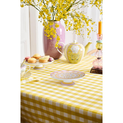 Mini Kuchenservierplatte Lily&Lotus Moon Delight Yellow 21cm
