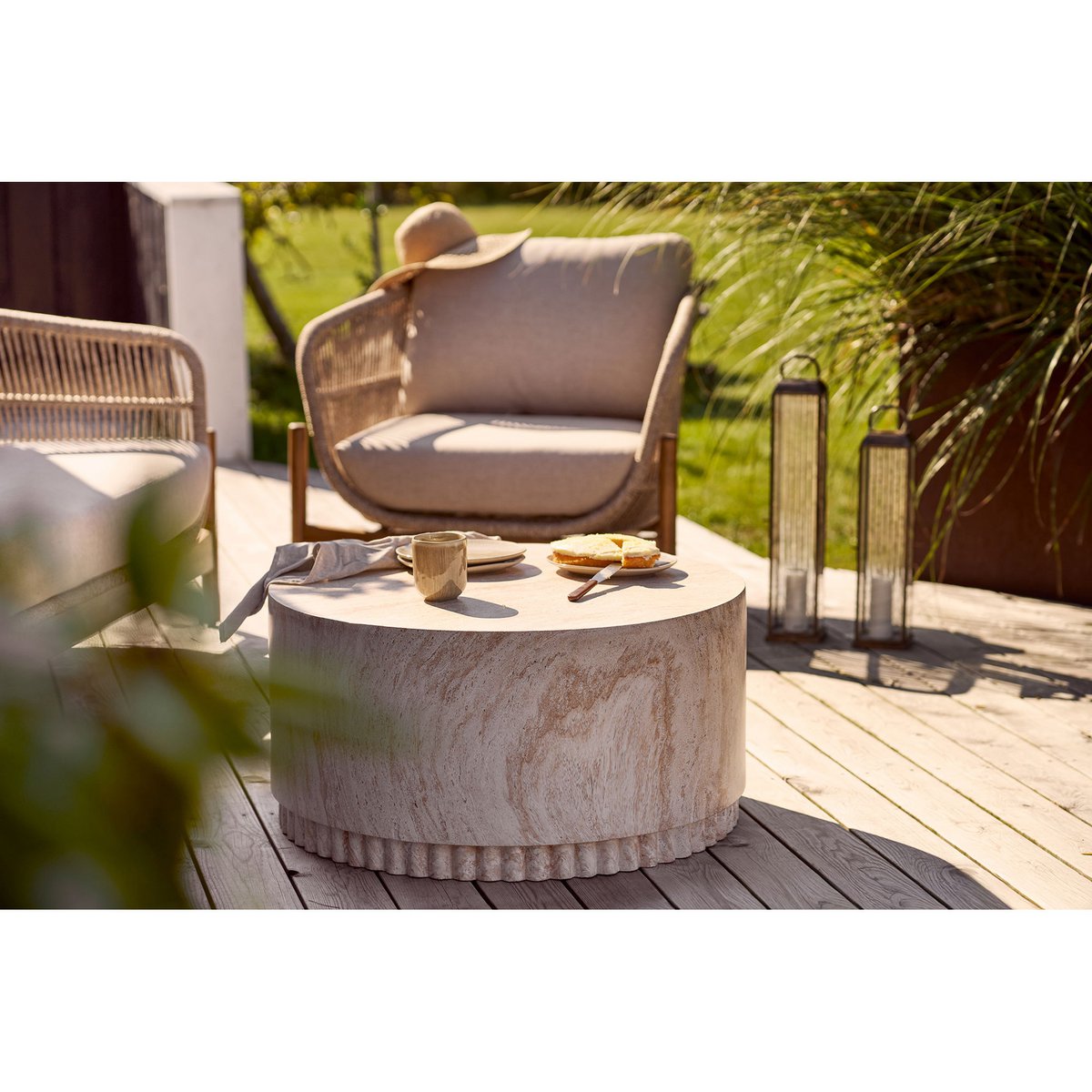 Viola Becher, Keramik, 4er-Set, beige