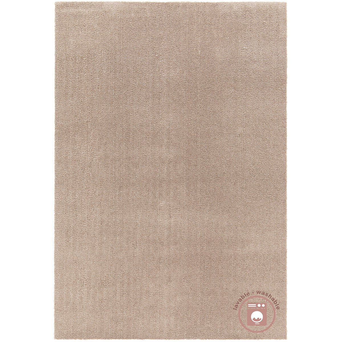 Maschinenwaschbarer Teppich einfarbig ETICO SABLE S