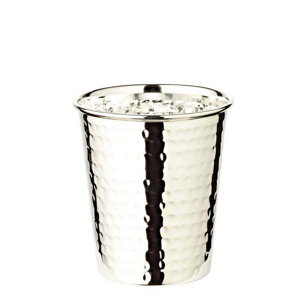 Becher Mido 4er Set, H 10 cm, edel versilbert, anlaufgeschützt