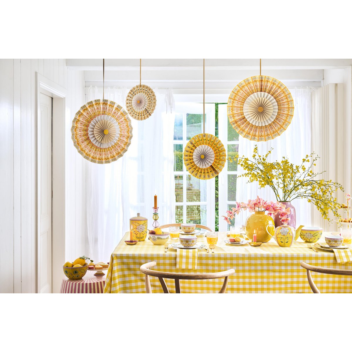 Mini Kuchenservierplatte Lily&Lotus Moon Delight Yellow 21cm