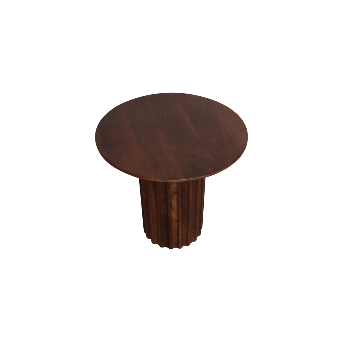 Bullnose Side Table Braun 50cm