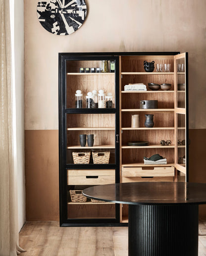 Nordal A/S VIVA cabinet , 2 doors - black