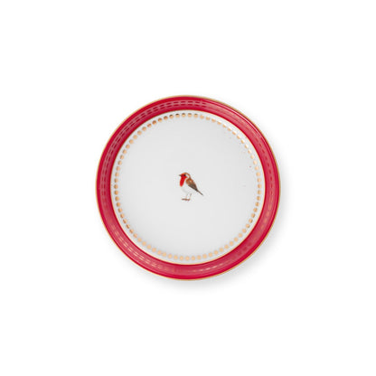 Pip Studio Teetasse One Love Birds Medallion Red-Pink