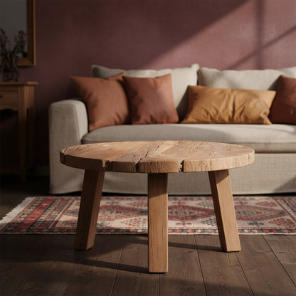 Farmwood Couchtisch rund - FSC-Recyclingholz