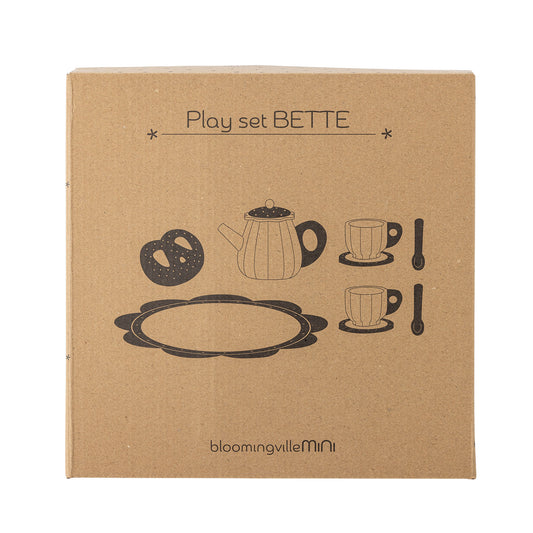 Bloomingville MINI Bette Spielset, Küche, Braun, FSC®100%, MDF
