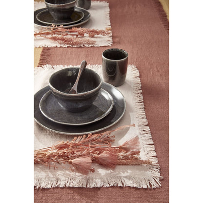 Geschirrset Tabo Schwarz (16-teilig)