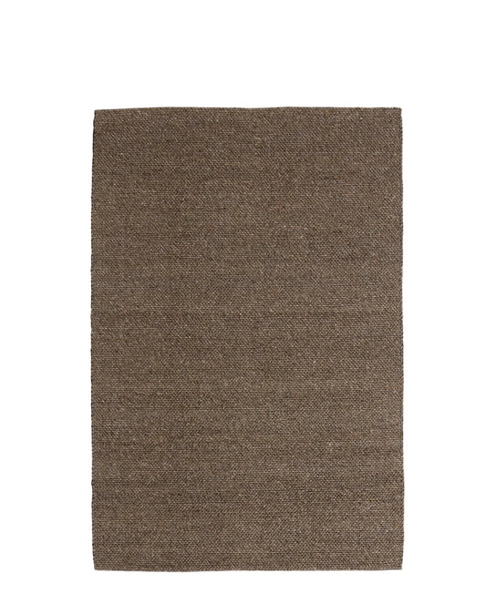 Nordal FIA Teppich Wolle, 200x290cm - grau/braun