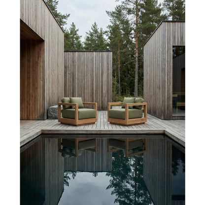 Umalas Einsitzer Sofa - Outdoor - Grüne Alge