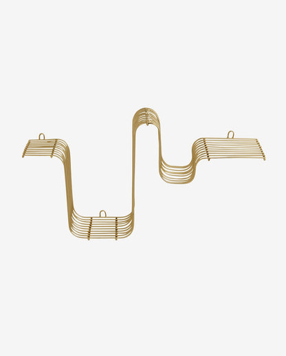 Nordal A/S BRAVA shelf - golden finish