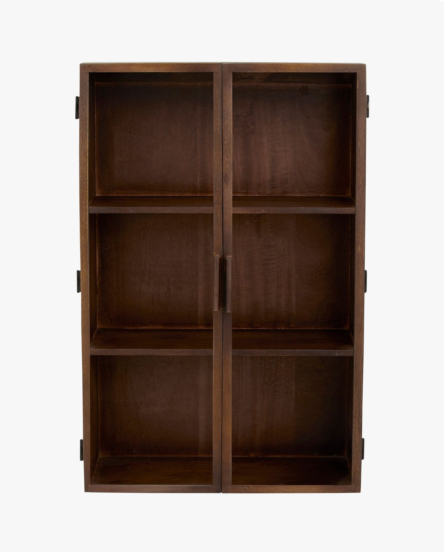 Nordal A/S NANGO wall cabinet, 2 door - dark brown