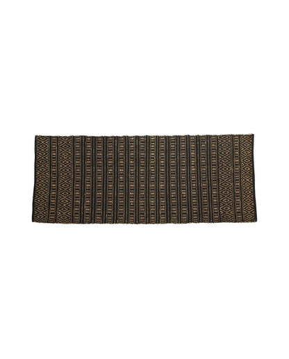 Nordal FARAH Teppich, 250x100cm, black/natural colour